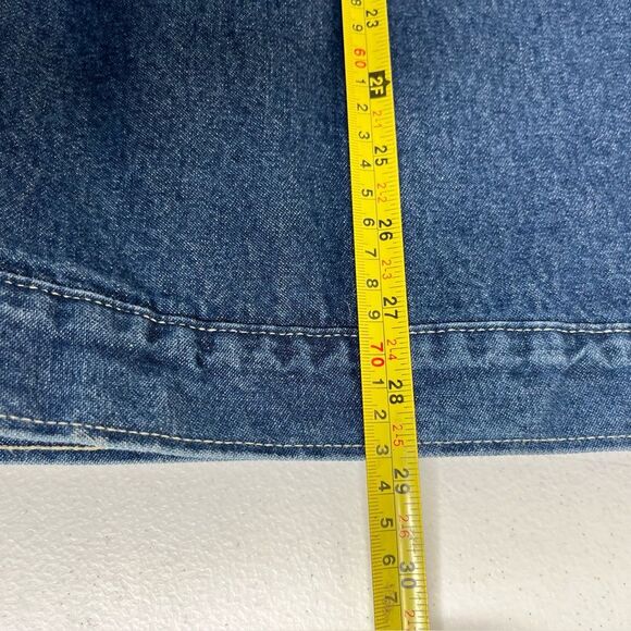 Vintage Pointer Blanket Lined Denim Barn Coat Chore Jacket THRASHED Men Small - Picture 13 of 14